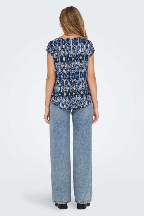 Chemisier (manches courtes) Bleu - ONLY®