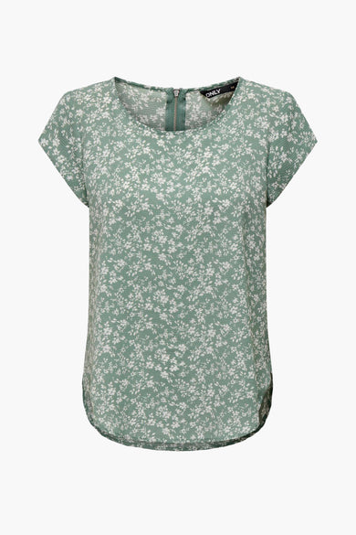 Blouse met korte mouwen - multicolor