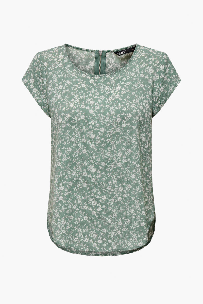 Blouse met korte mouwen - multicolor