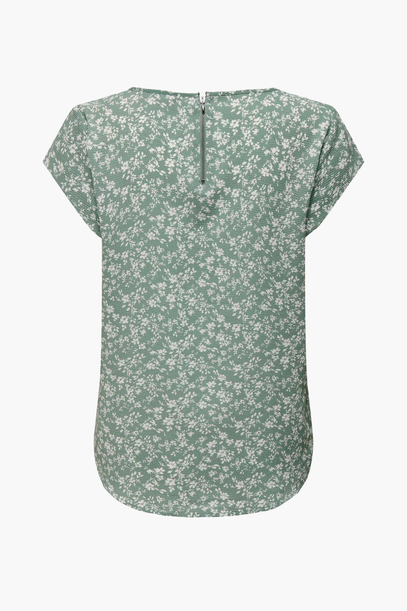 Blouse met korte mouwen - multicolor