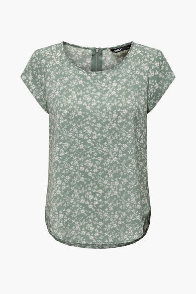 Blouse met korte mouwen - multicolor