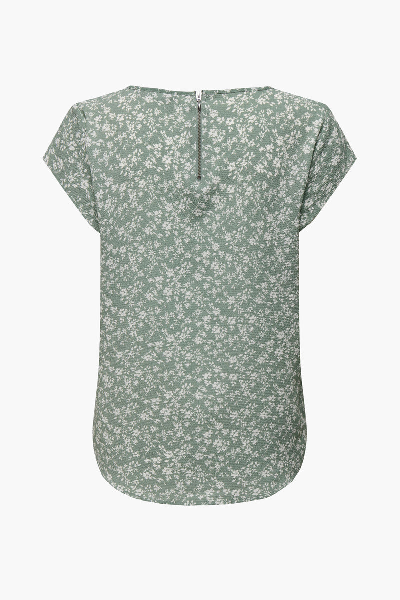 Blouse met korte mouwen - multicolor