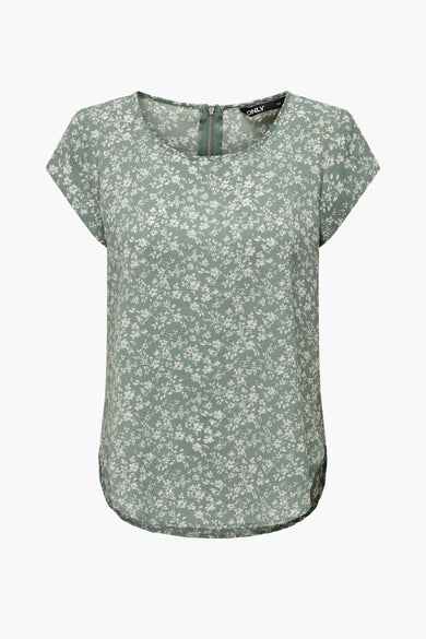 Blouse met korte mouwen - multicolor