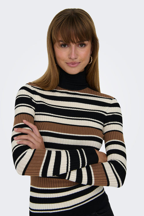 Pull col montant Noir - ONLY®
