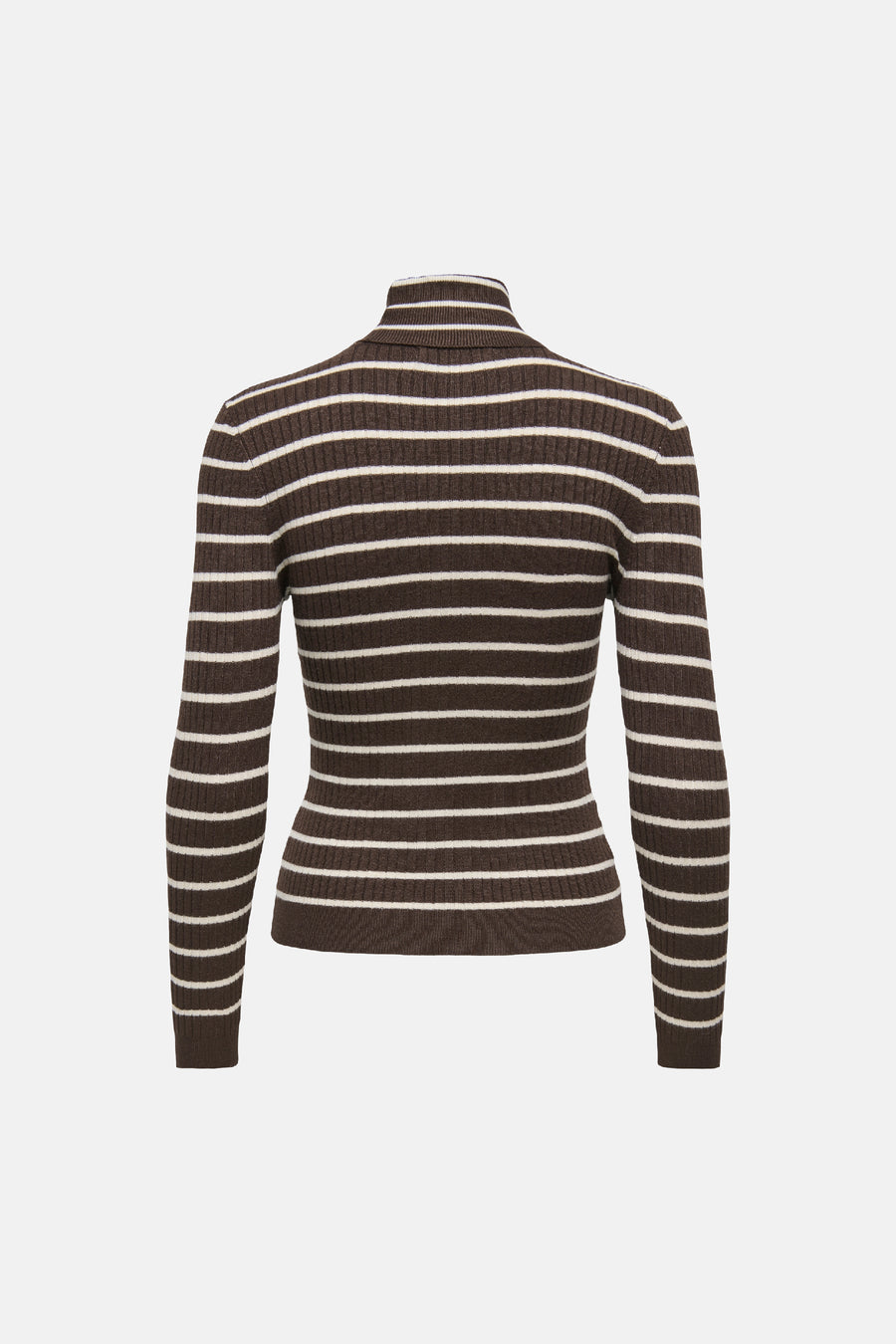 Pull col montant brun - ONLY®