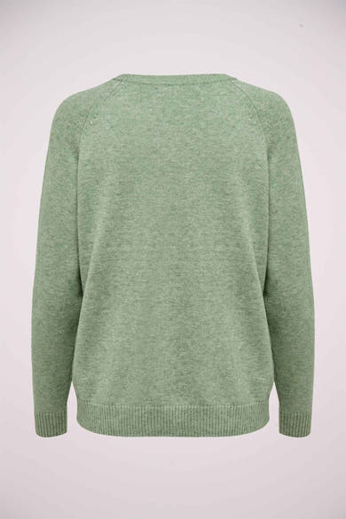 Pull Col Carré Décontracté Sweater Tricoté à Manches Longues Chandail