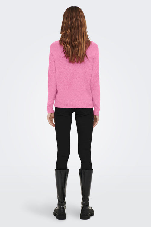Pull col rond Rose - ONLY®
