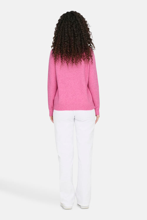 Pull col rond Rose - ONLY®