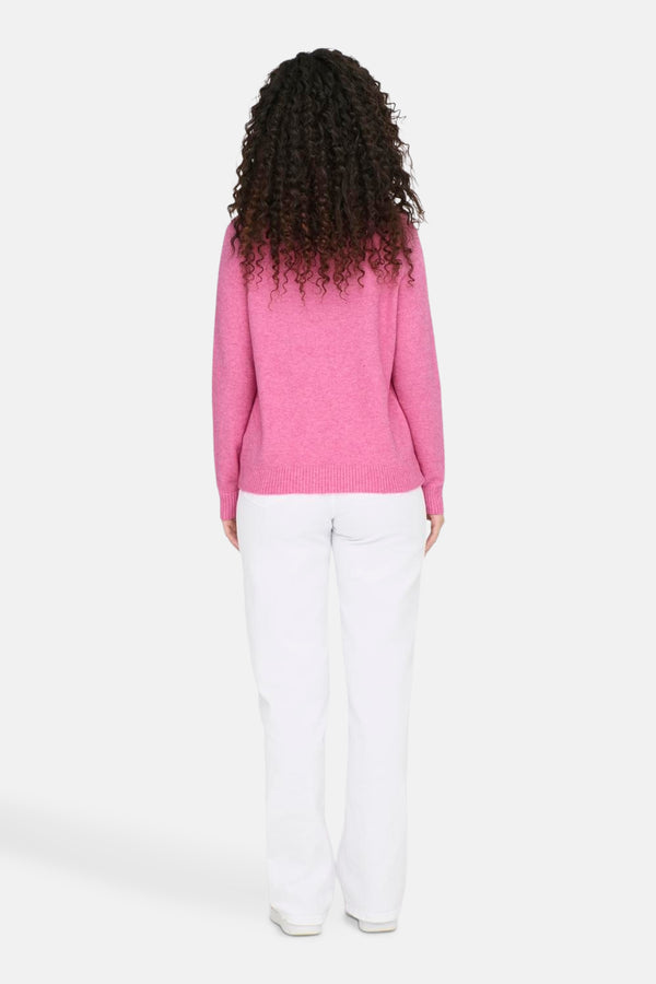 Pull col rond Rose - ONLY®