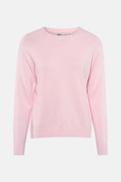 Pull à col rond - rose