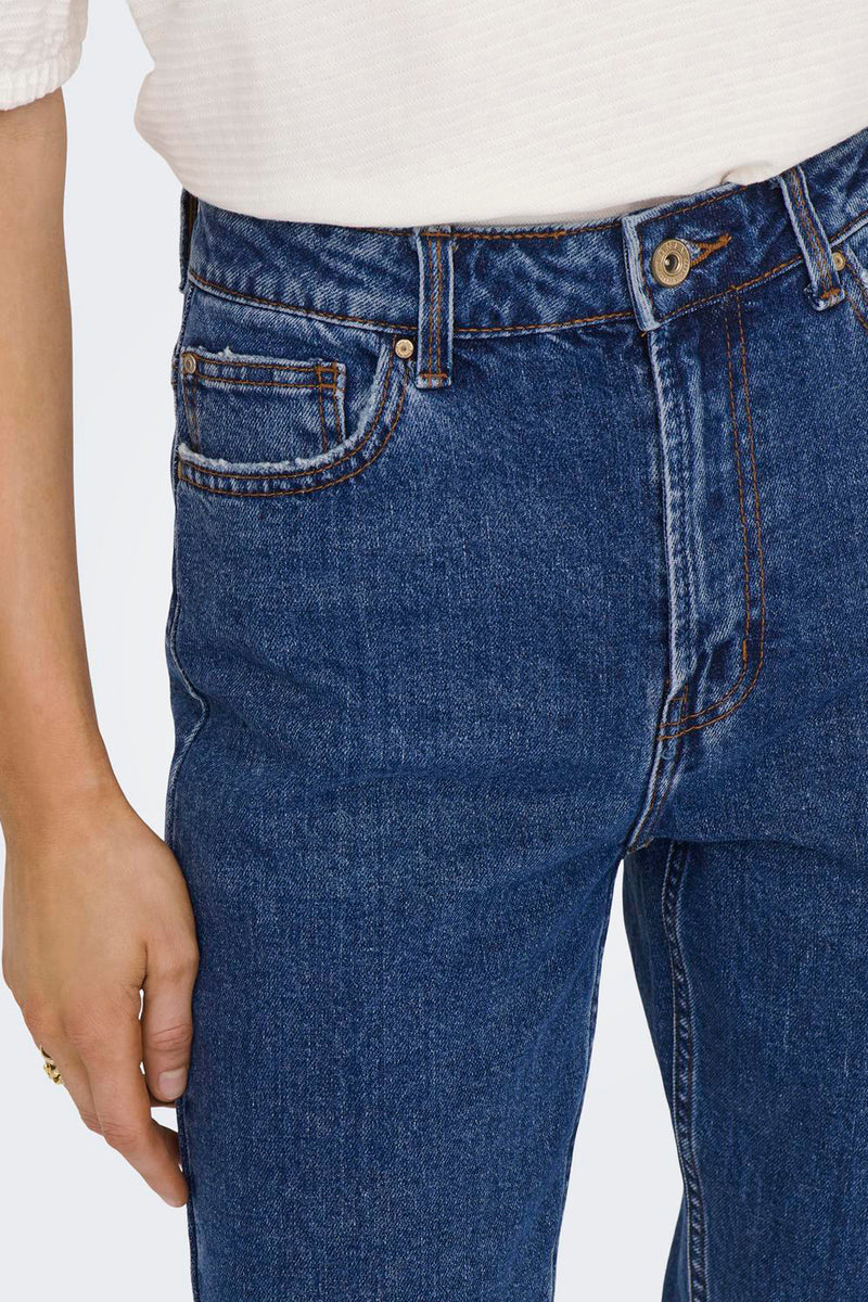 Straight jeans - DARK BLUE DENIM