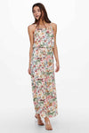 Robe midi - blanc