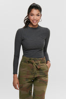 Pull col rond Gris - ONLY®