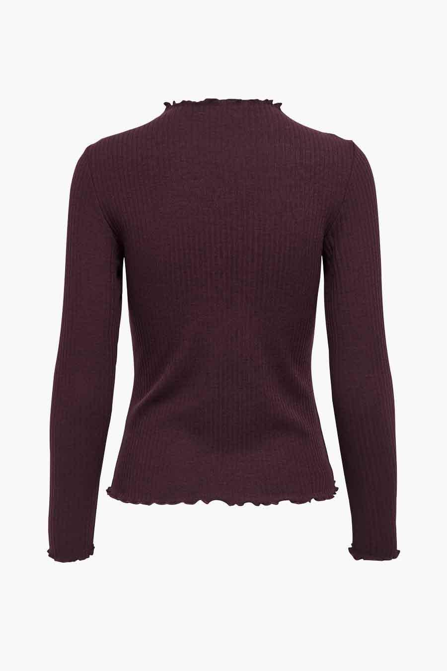 Pull col rond Brun - ONLY®