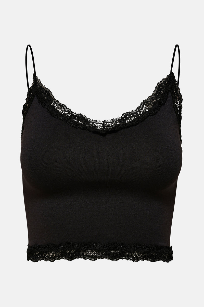 ONLVICKY  LACE SEAMLESS CROPPED TOP NOOS