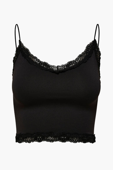 ONLVICKY  LACE SEAMLESS CROPPED TOP NOOS