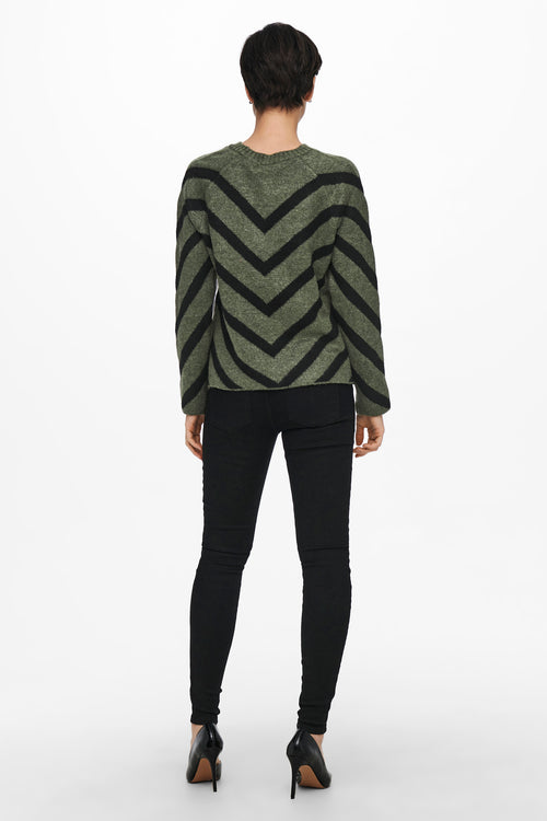 Pull col rond KAHKI - ONLY®