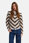 Pull col rond multicolore - ONLY®