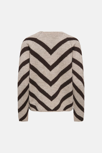 Pull col rond multicolore - ONLY®