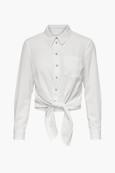 ONLLECEY LS KNOT SHIRT NOOS WVN