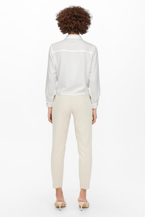 ONLLECEY LS KNOT SHIRT NOOS WVN