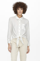 ONLLECEY LS KNOT SHIRT NOOS WVN