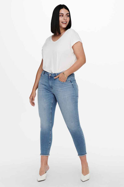 Jeans skinny MID BLUE DENIM - CARMAKOMA