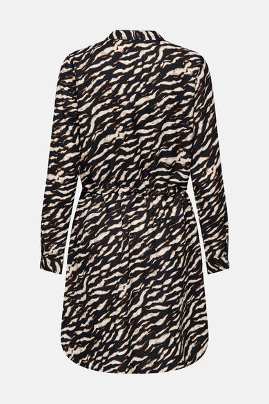 Multikleed met lange mouwen van ONLY, all-over zebraprint, met elastische tailleband.