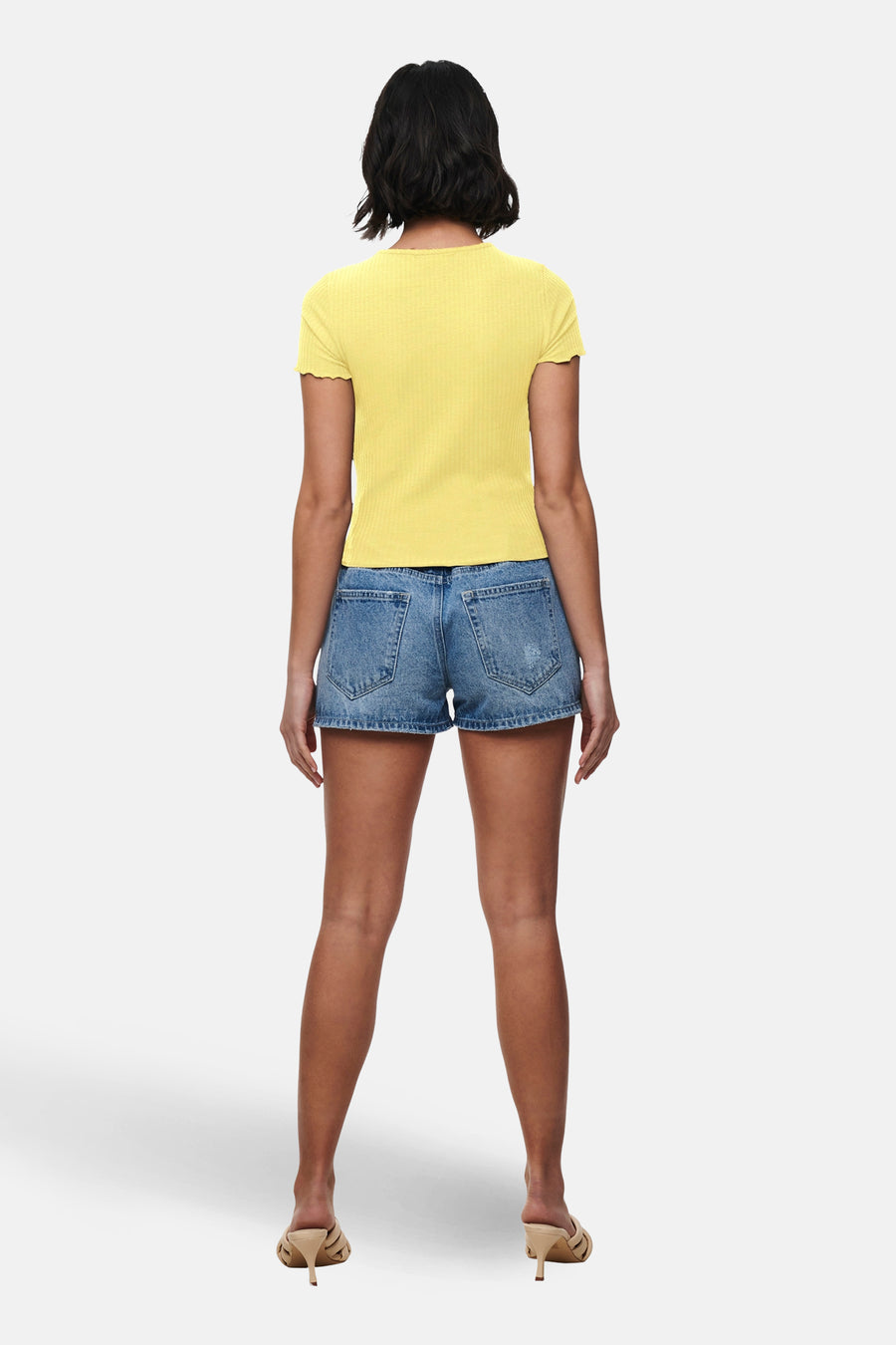 T-shirt à manches courtes - jaune