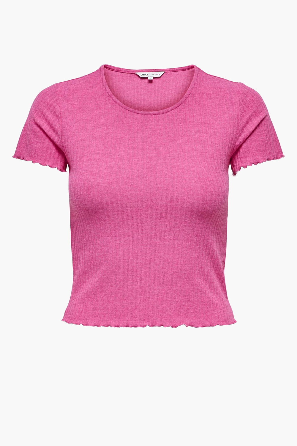 Top uni manches courtes Rose - ONLY®