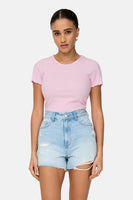 T-shirt met korte mouwen - roze