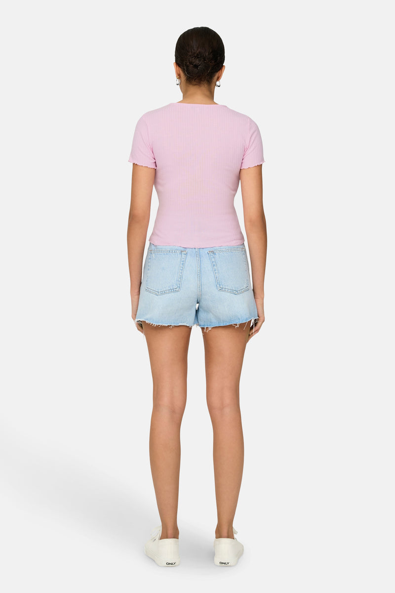 T-shirt à manches courtes - rose - ONLY® - 3