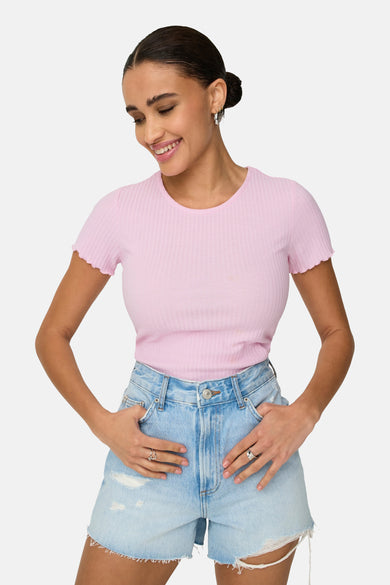 T-shirt à manches courtes - rose - ONLY® - 7