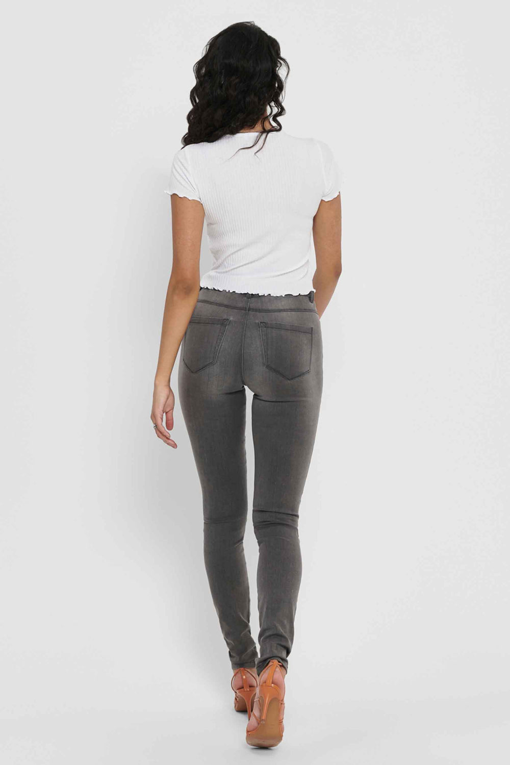 Top uni manches courtes Blanc - ONLY®