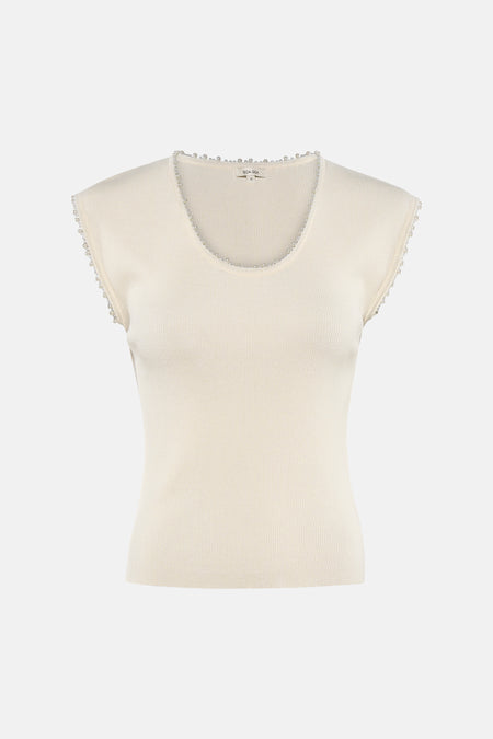 T-shirt - beige