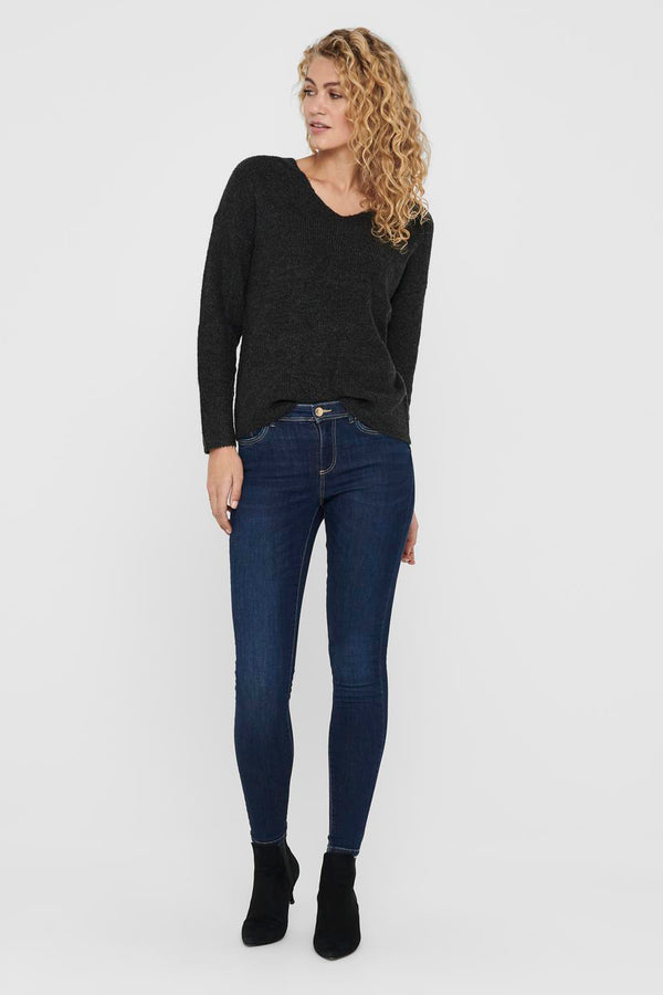 Pull col V Gris - ONLY®