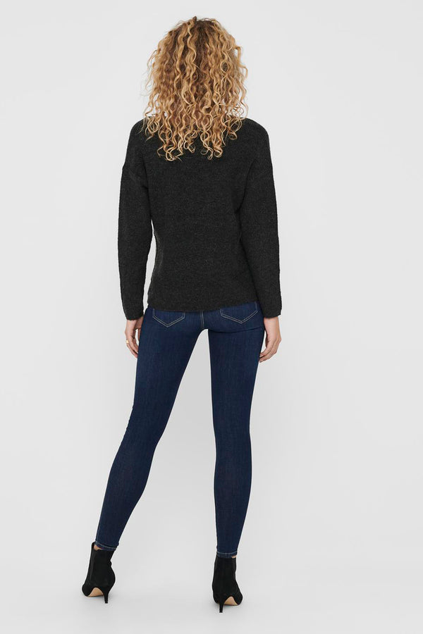 Pull col V Gris - ONLY®