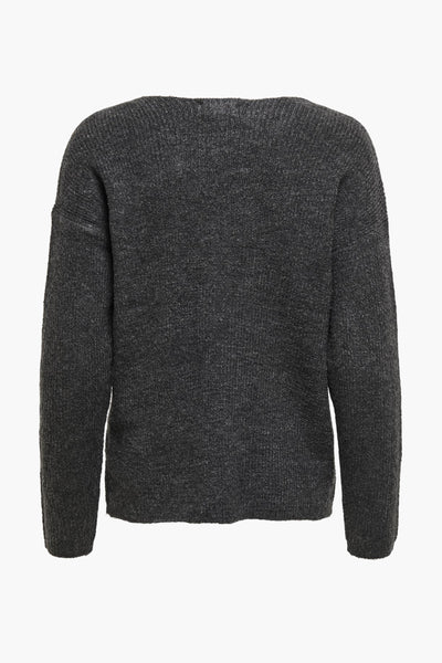 Pull col V Gris - ONLY®