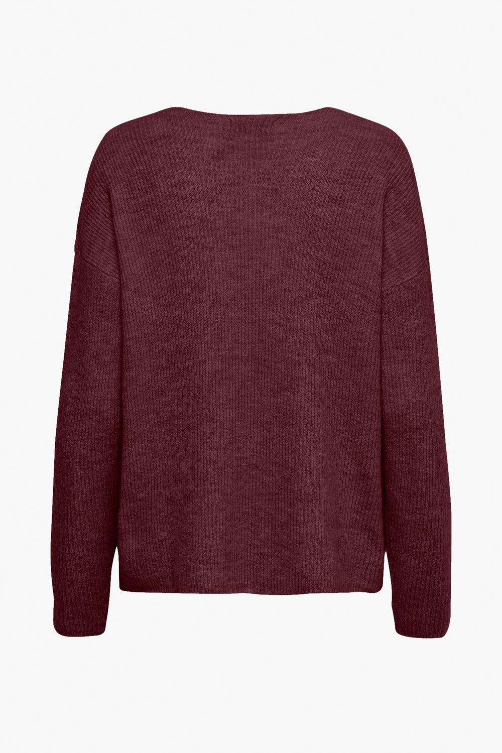 Pull col V Rouge - ONLY®
