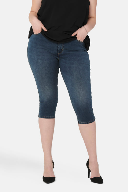 Pantalon MID BLUE DENIM - CARMAKOMA