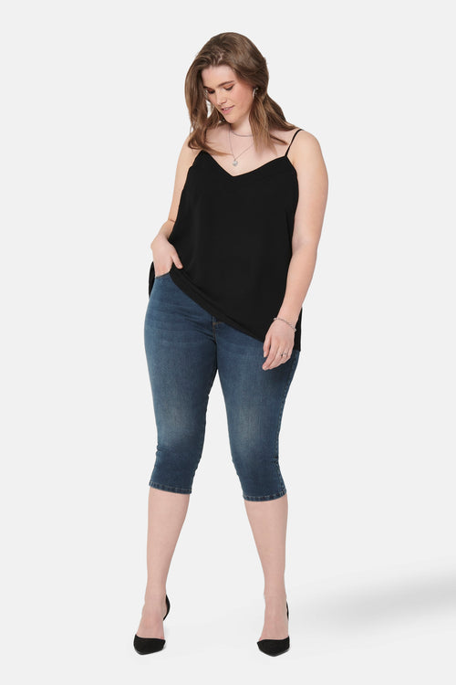 Pantalon MID BLUE DENIM - CARMAKOMA