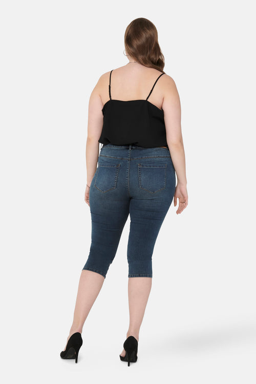 Pantalon MID BLUE DENIM - CARMAKOMA