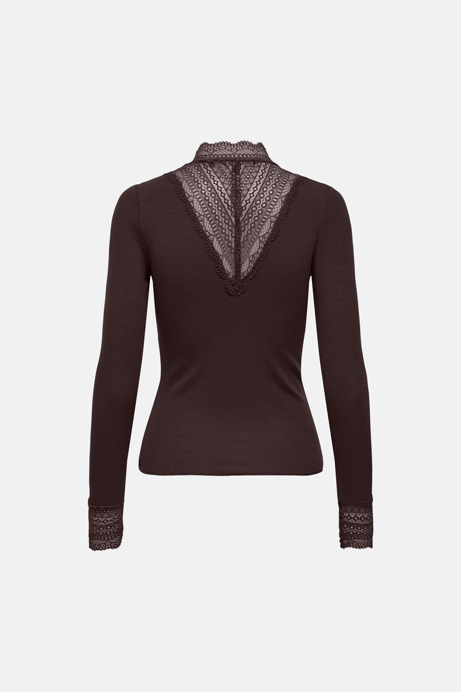 Top uni manches longues brun - ONLY®