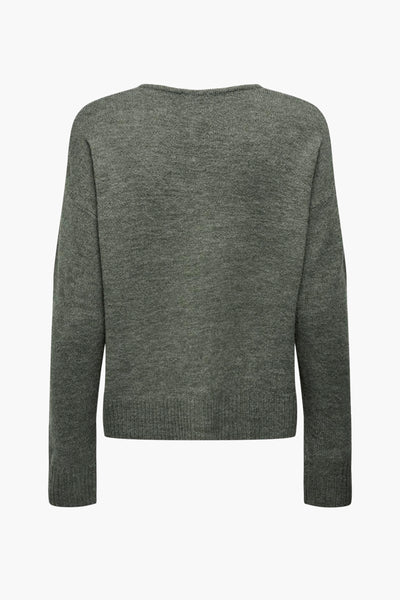 Pull col rond Vert - JDY