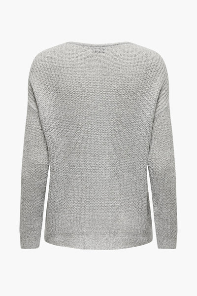 Pull col V Blanc - JDY
