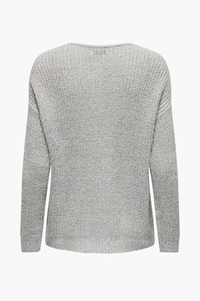 Pull col V Blanc - JDY