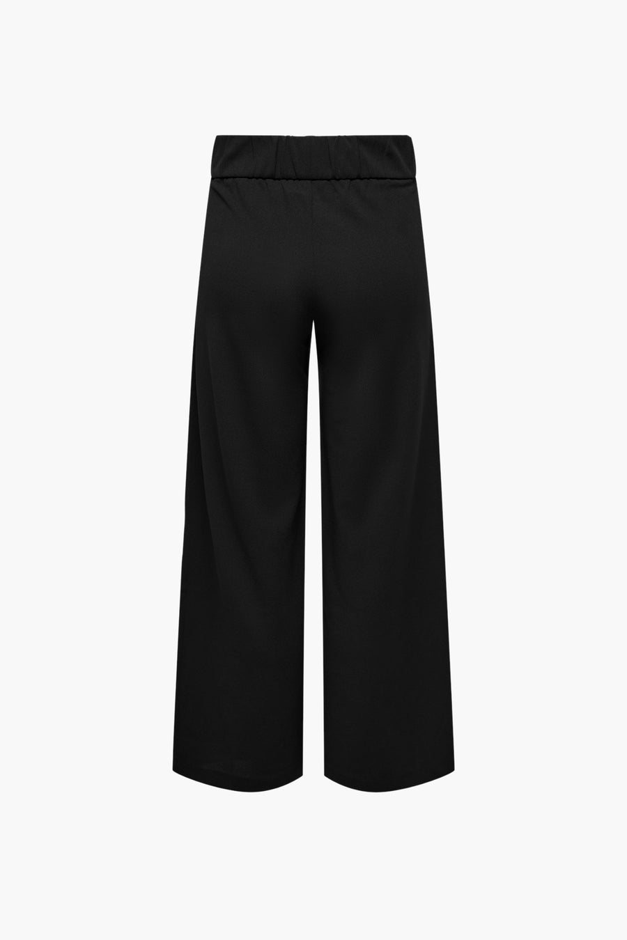 Pantalon de costume noir par JDY, coupe ample et large, taille élastique.