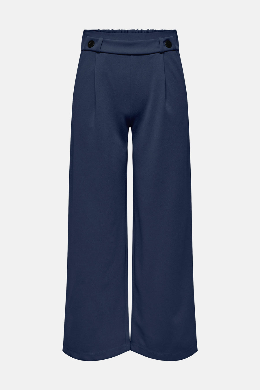 Pantalon de costume bleu par JDY, avec ceinture élastique et coupe ample.