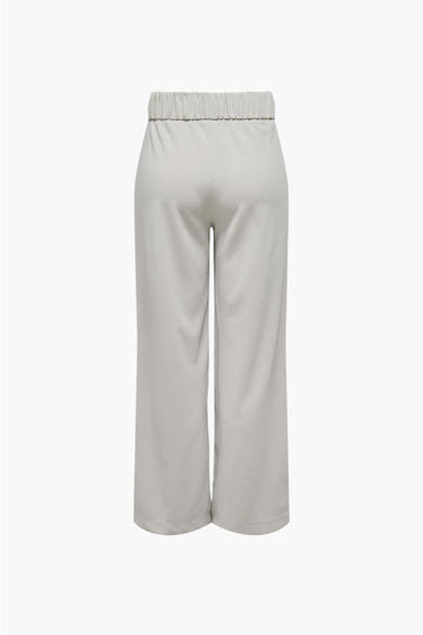 Pantalon de costume gris de JDY, avec une taille élastiquée et une coupe ample.