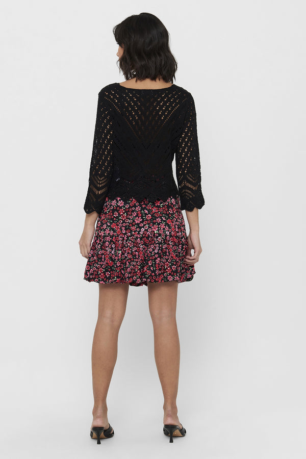 Pull col V Noir - JDY
